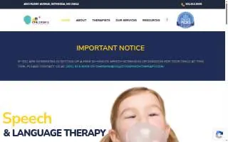 Children's Innovative Therapy Group, LLC - Speech-Language Therapy Services website