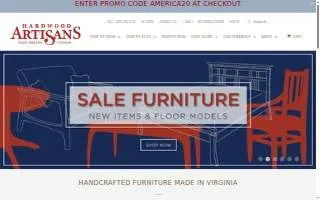 Hardwood Artisans website