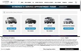 Koons Lincoln of Bethesda website