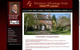 Attorneys Advantage Realty website