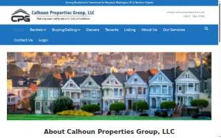 Calhoun Properties Group LLC website