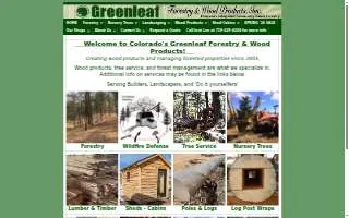 Greenleaf Tree Service of Bowie website