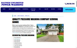 Haynes Unlimited Power Washing