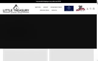 Little Treasury Jewelers of Bowie website