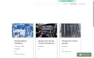 Performance Garage Door LLC of Bowie website