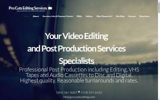 Pro Cuts Editing Services of Bowie