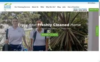 The Cleaning Authority - Bowie website