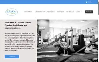 Active Pilates Studio of Calverton website
