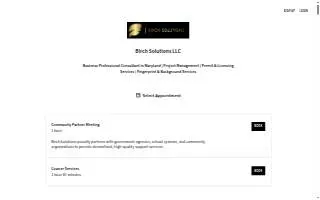 Birch Solutions, LLC website