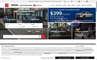 DARCARS Toyota of Silver Spring website