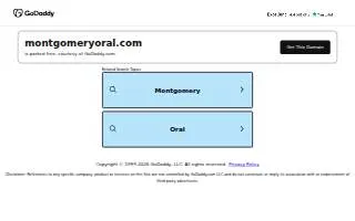 Montgomery Oral & Facial Surgery & Dental Implant Center of Calverton website