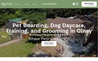 Rivermist Pet Lodge of Calverton website