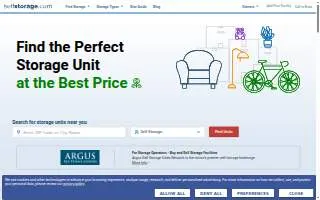 Self Storage of Calverton website