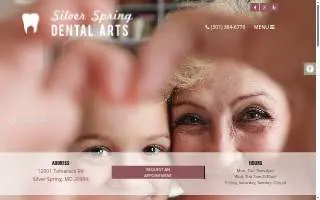 Silver Spring Dental Arts website
