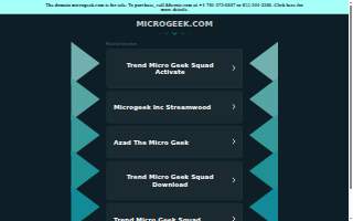 The Micro Geek