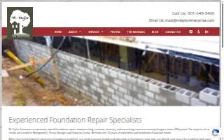 M Taylor Enterprise of Camp Springs website