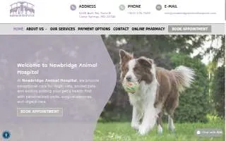 Newbridge Animal Hospital of Camp Springs website