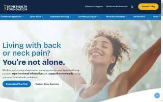 Spine Wellness Center of Camp Springs website