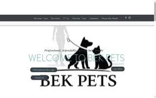 BEK Pets of Carney website