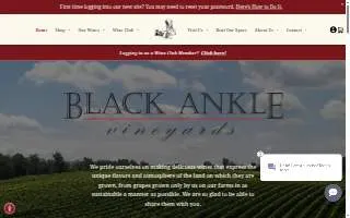 Black Ankle Vineyards of Carney website