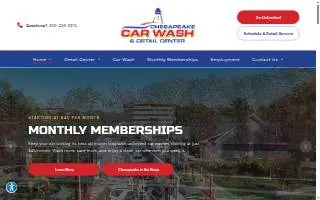 Chesapeake Car Wash at White Marsh website