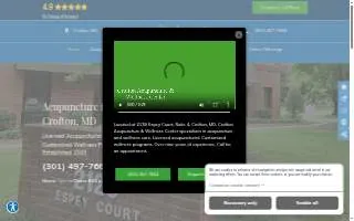 Crofton Acupuncture & Wellness Center website