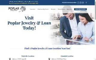 Poplar Jewelry & Loan of Carney website