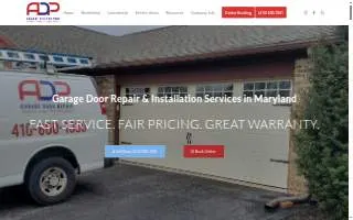 ADP Garage Door Repair of Catonsville website