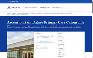 Ascension Saint Agnes Primary Care Catonsville