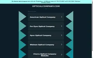 Catonsville Optical Company website