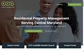 PCF Management, Inc. of Catonsville website