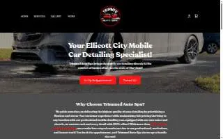 Trimmed Auto Spa of Catonsville website