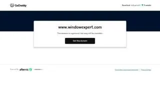Window Expert of Catonsville website
