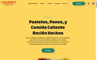 Casa Blanca Bakery website