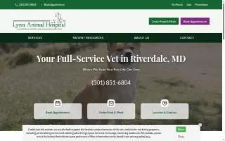 Lynn Animal Hospital of Chillum website