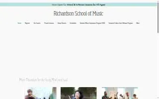 Richardson School of Music website