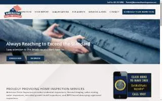 American Home Inspectors of Gaithersburg website