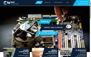 At Home Computer Service website