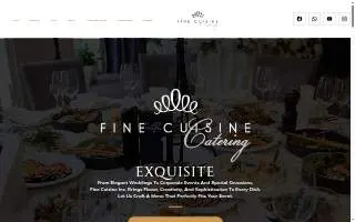 Fine Cuisine Catering website
