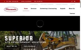 Pleasants Construction Inc website