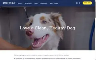 Scenthound Clarksburg website