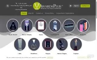 Awards Plus website