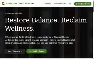 Acupuncture Center of Baltimore website
