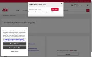 Costello's Ace Hardware of Cockeysville website
