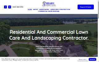 Hearn Landscapes of Cockeysville website