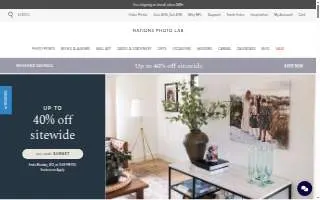 Nations Photo Lab website