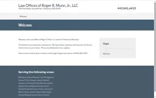 Roger R Munn Jr Law Office website