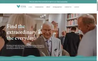 Viva Senior Living at Cockeysville website