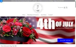Concrete Rose Floral website