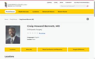 Craig Bennett, MD